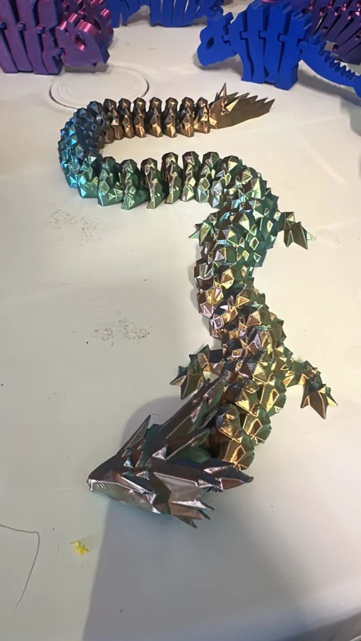 Dragão articulado 3d