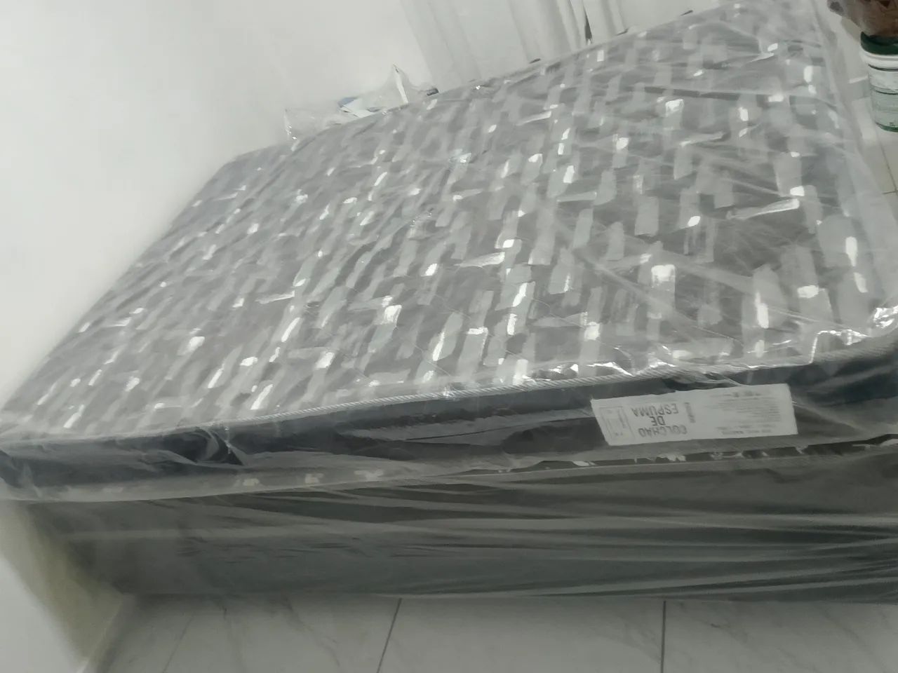 Cama box com colchão 100% novo espuma 850 - Foto 2