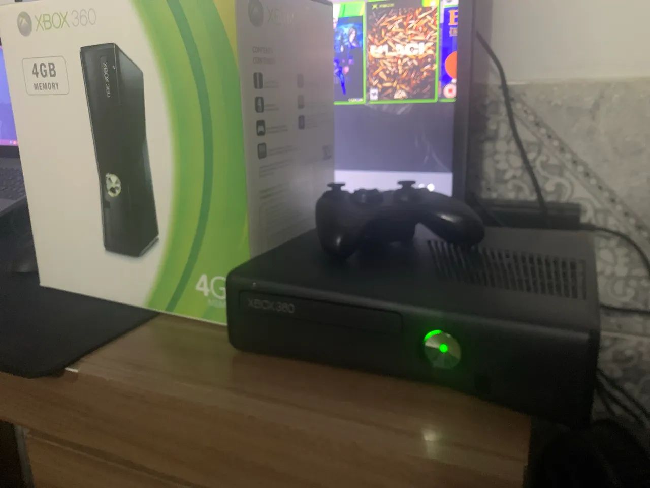 Xbox 360 Desbloqueado aurora  na caixa