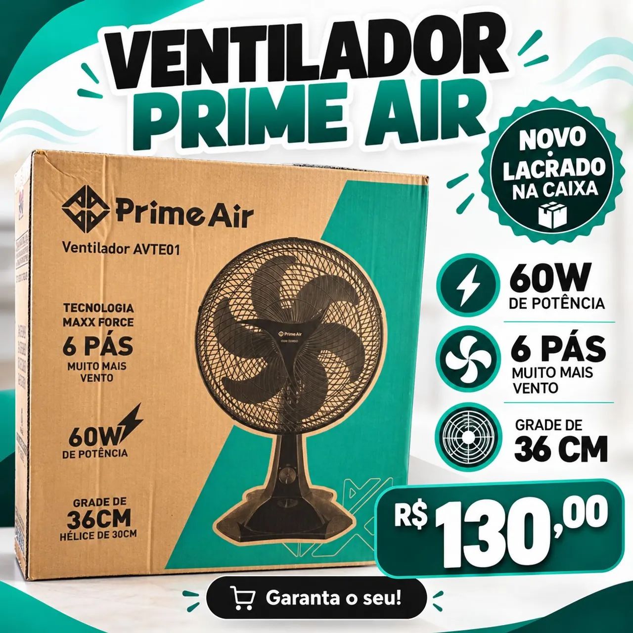 Ventilador de Mesa 