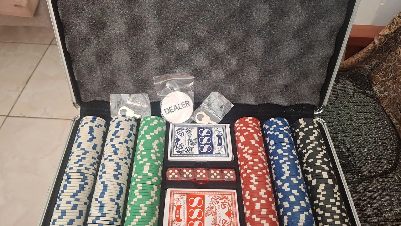 Maleta 300 fichas Poker - Foto 4