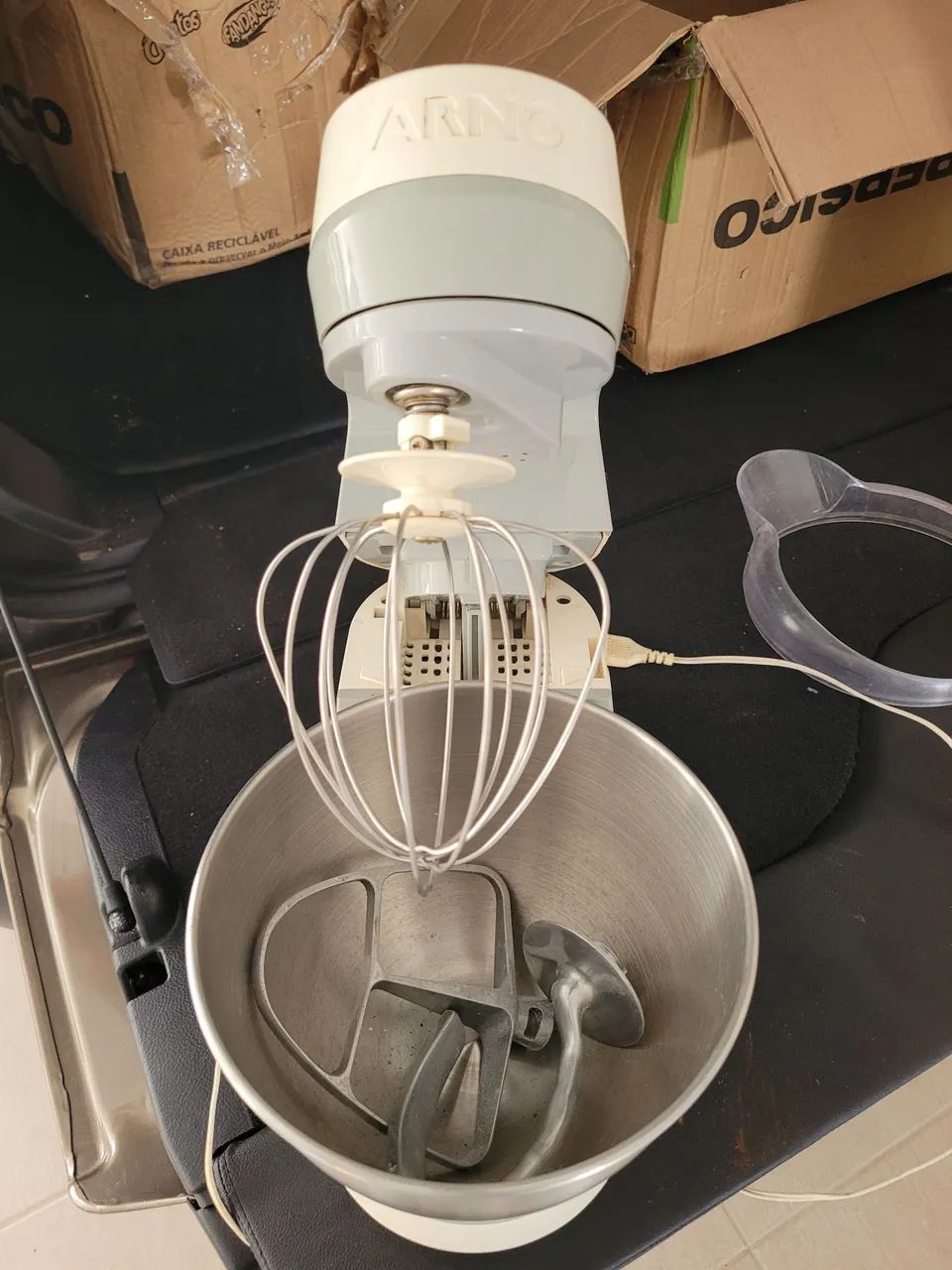 Batedeira Arno Planetária Deluxe COMPLETA - Tigela Inox". - Foto 2