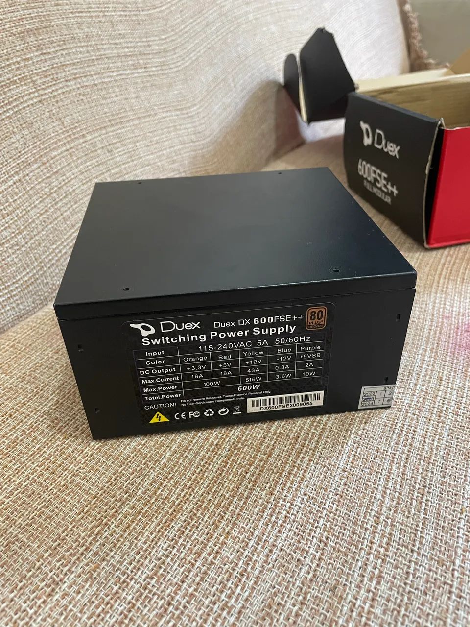 Fonte modular 600w com Defeito  - Foto 2