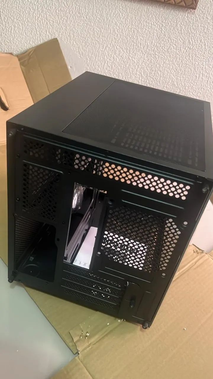 Gabinete Kalkan Midgard, Mid Tower, Lateral em Vidro, Micro-ATX, Preto - KLK00039 - Foto 4