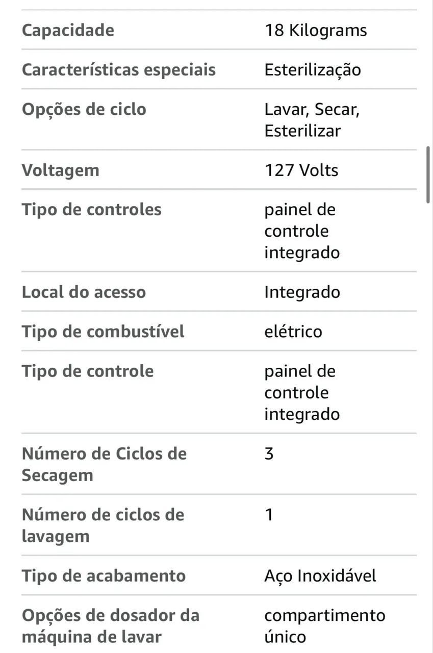 Samsung Lava e Seca WD11M com Digital Inverter WD11M4473PX Inox Look 11/7kg - 110V - Foto 4