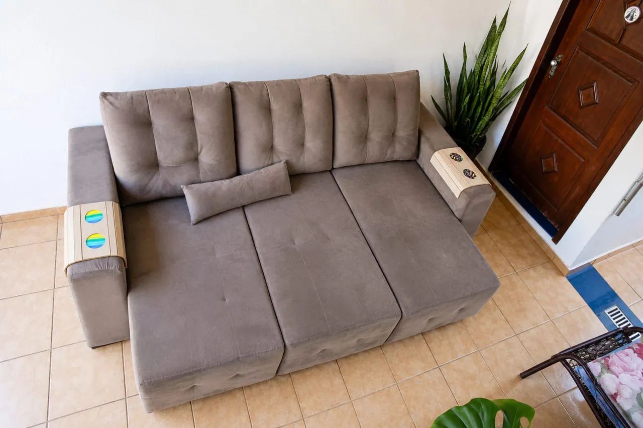 VENDE-SE SOFÁ RETRÁTIL! - Foto 3