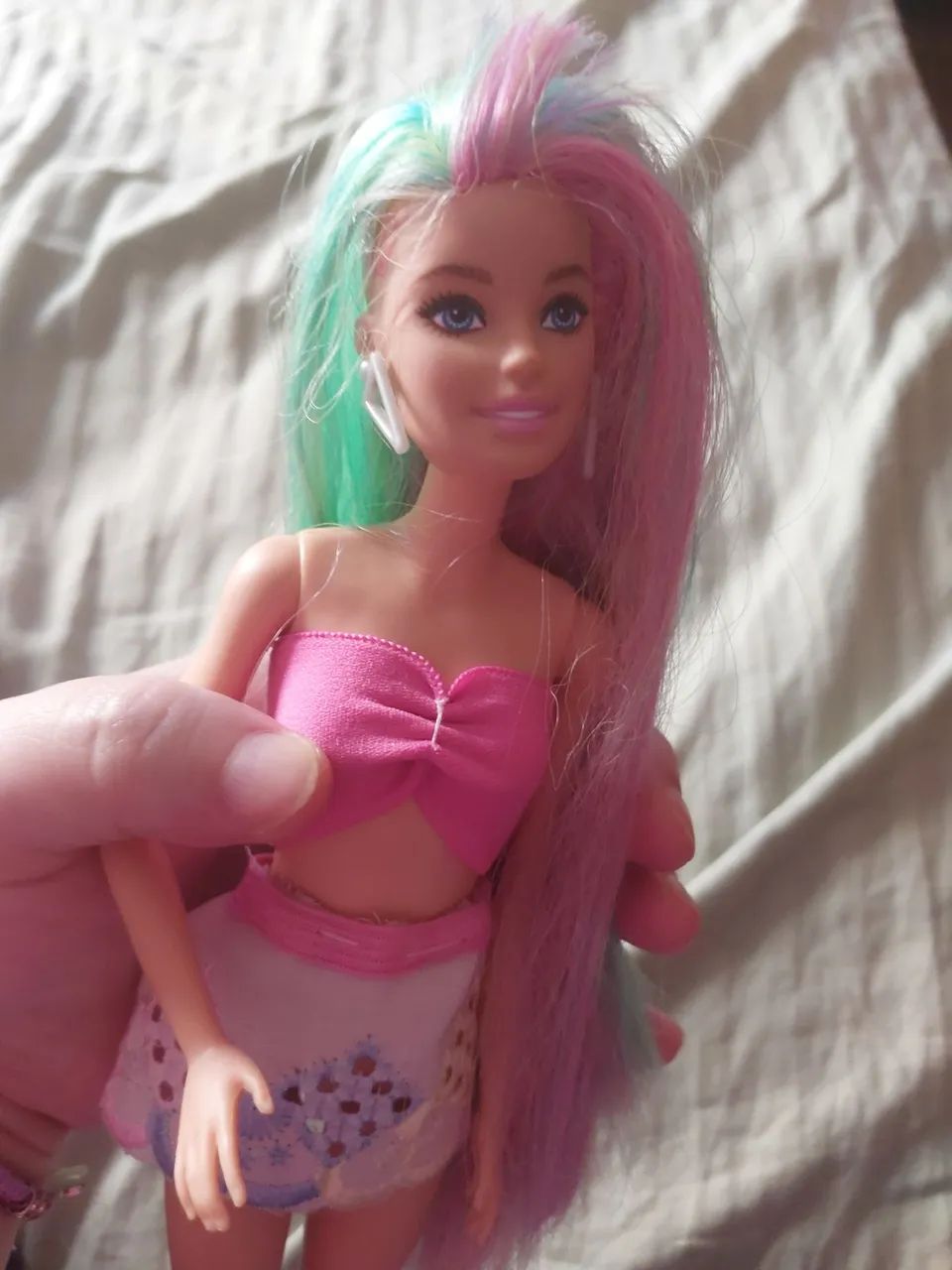 Mattel Boneca Barbie Penteado Arco-íris<br> - Foto 4