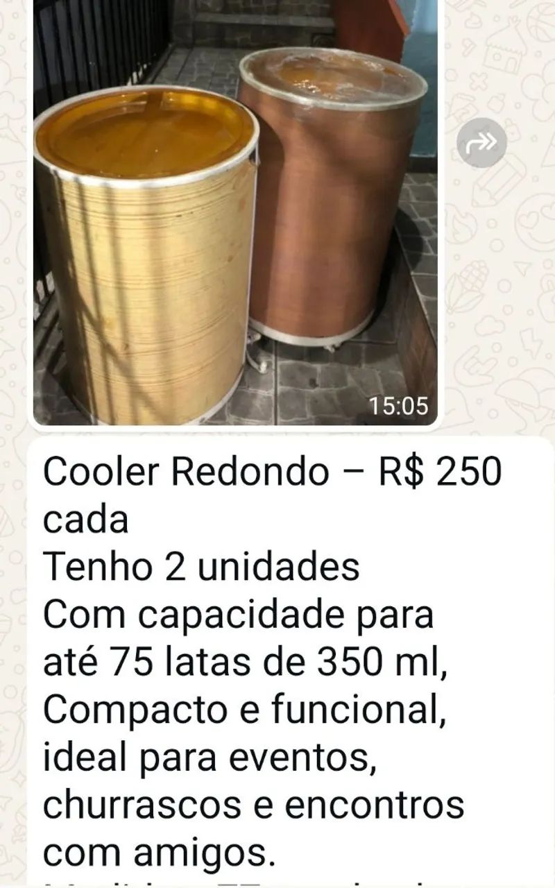Vendo Cooler redondo 