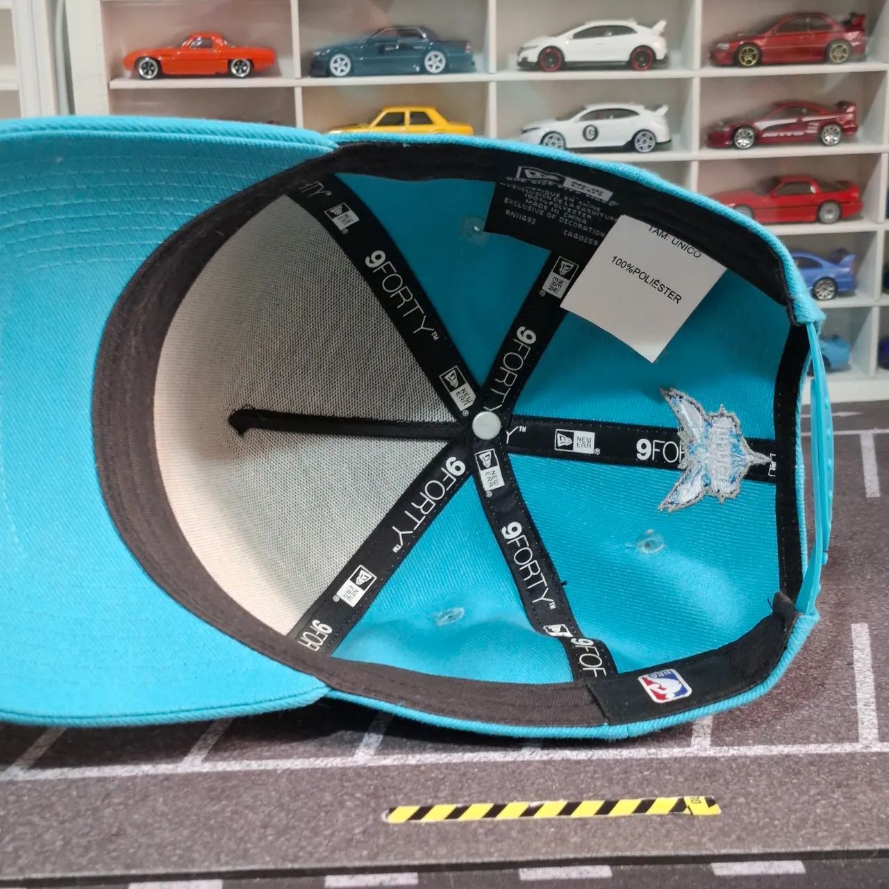 Boné New Era 9FORTY A-FRAME SNAPBACK NBA Charlotte Hornets Original  - Foto 3