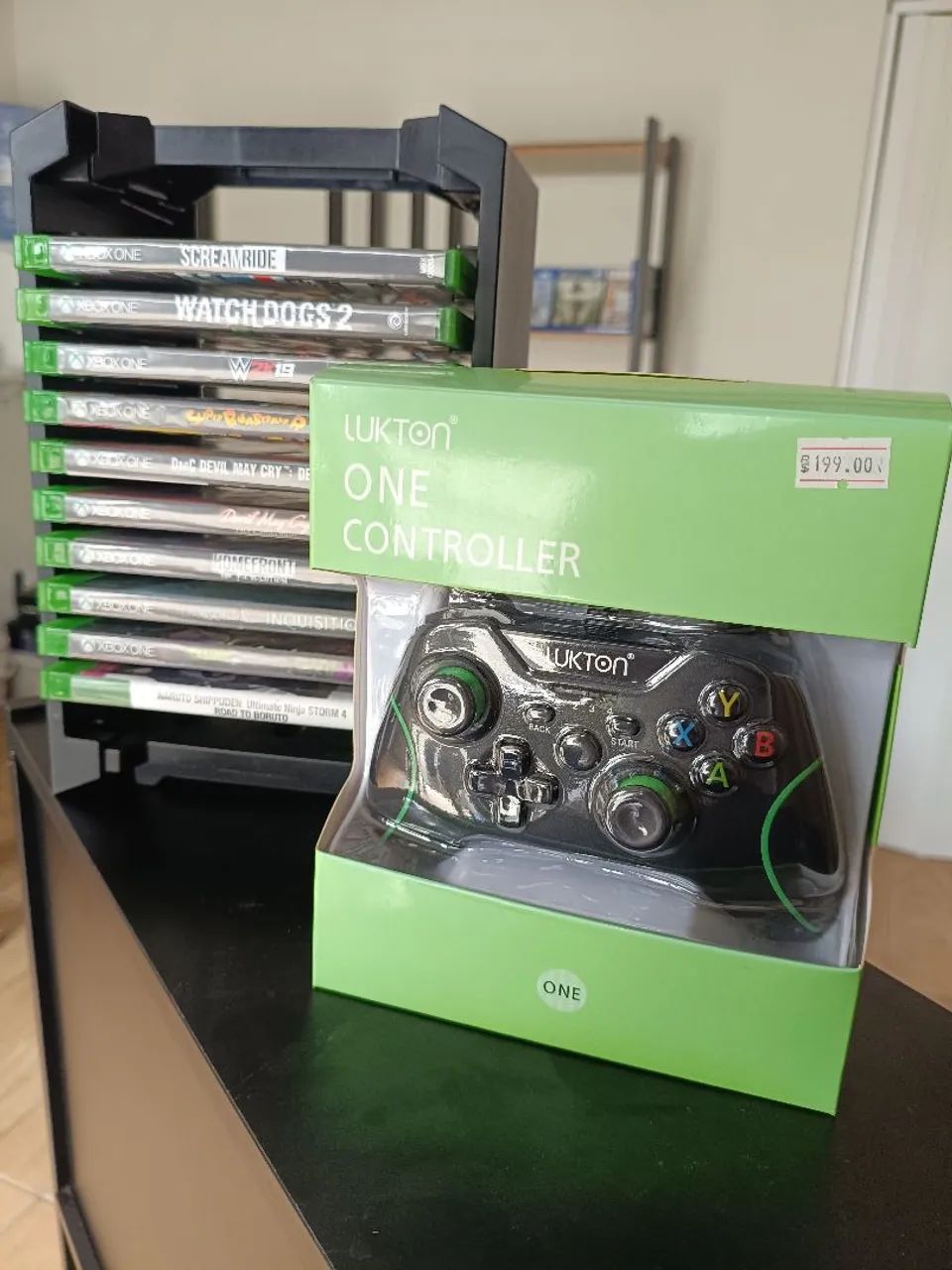 Controle Xbox one/séries s e Pc,com fio e com garantia 