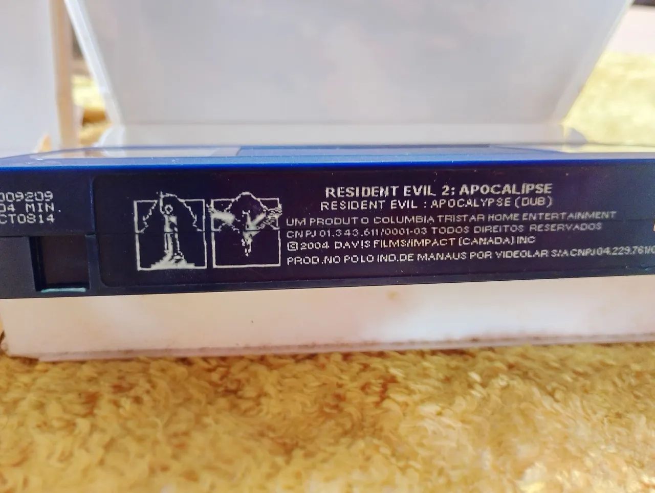 Resident evil 1 e residente evil 2 em vhs original - Foto 4