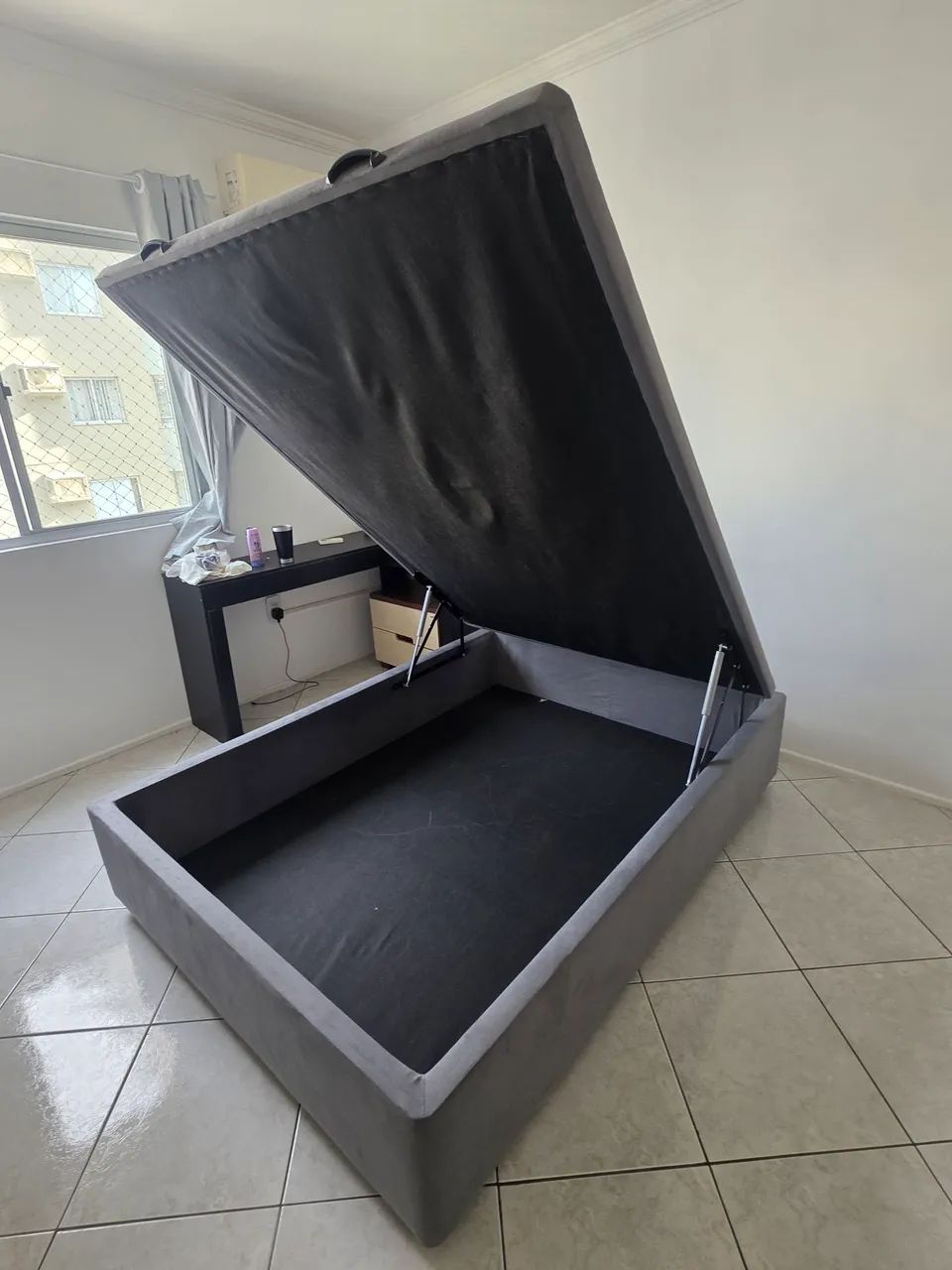Base box de cama de casal - Foto 3