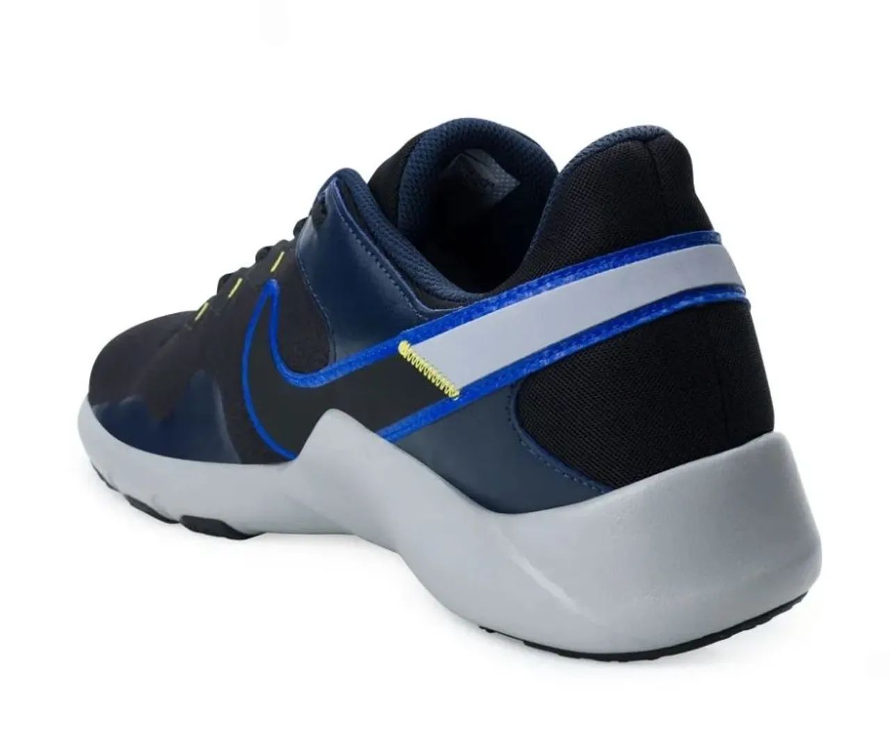 Tênis Nike Legend Essential 2 Preto-Marinho-Cinza - Foto 4