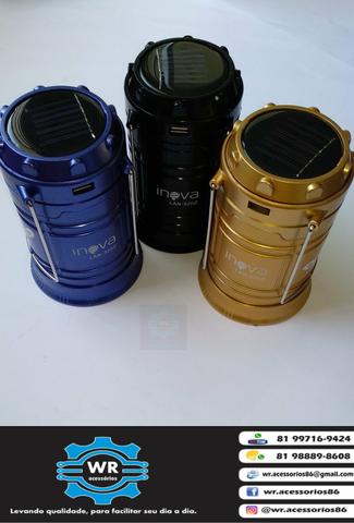 Lanterna led camping / lampião + brinde e entrega grátis - Foto 4