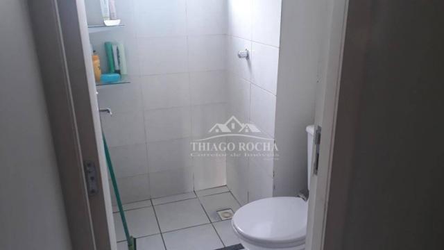 Apartamento 3 quartos, salão de festas com churrasqueira, quadra, bosque e sala de jogos- - Foto 7