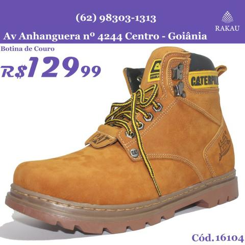 Bota Caterpillar de Couro - Foto 4
