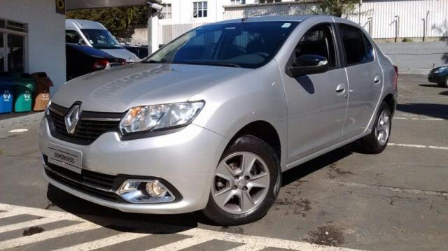 RENAULT LOGAN EXCLUSIVE NOVA SÉRIE 1.6 8V EASYR HIPOWER FLEX Prata 2014/2015 - Foto 2