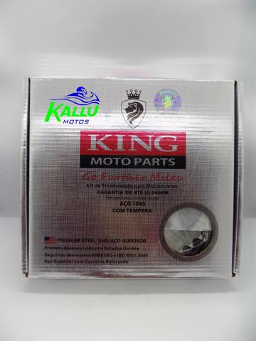 Kit relação xr 200 nx 200 moto niteroi kallu motos - Foto 3