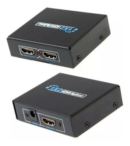 Splitter Distribuidor 1x2 Cabo Hdmi Divisor Full Hd 1080p 1.4 3D