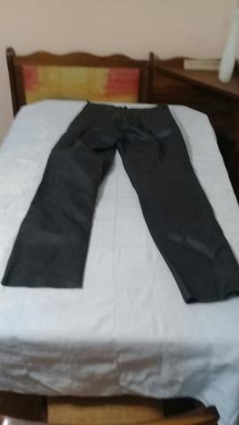 Calça motococlista de couro legitimo (40) - Foto 2