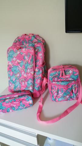 Kit Mochila escola unicórnio - Foto 2