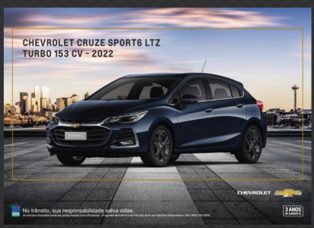 NOVO CRUZE SPORT6 TURBO LTZ