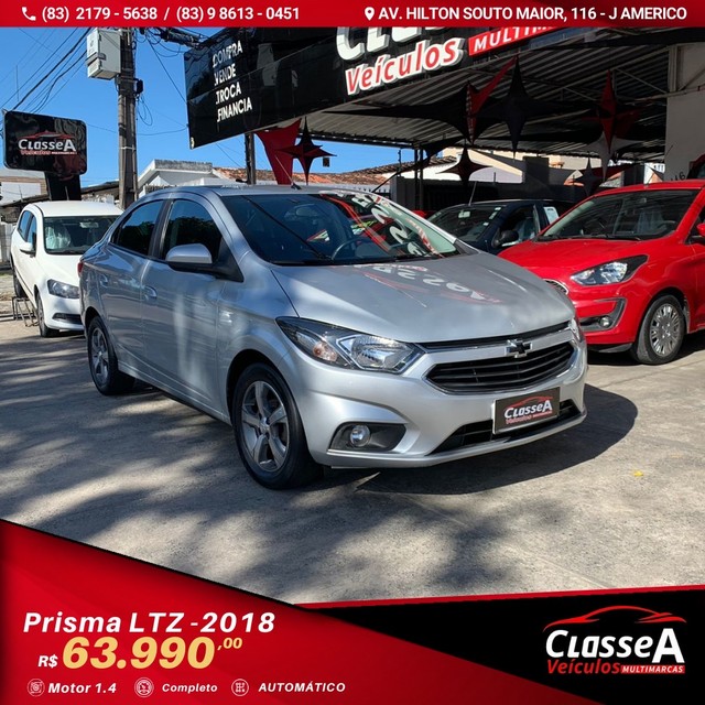 PRISMA LTZ 1.4 FLEX AUTOMÁTICO 2018 SUPER NOVO