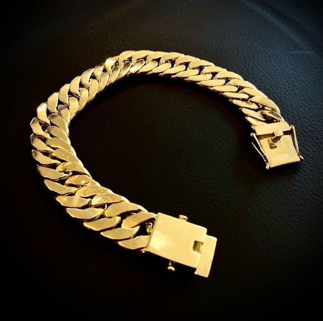 Pulseira Grumet Duplo em Ouro 18K 750 - Foto 2