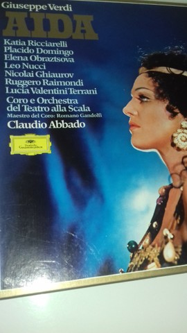 Discos de Vinil da Ópera "Aída"