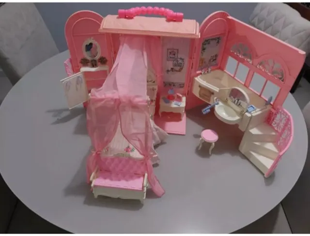 Casa Anos 90 Barbie Luxo 3 Andares