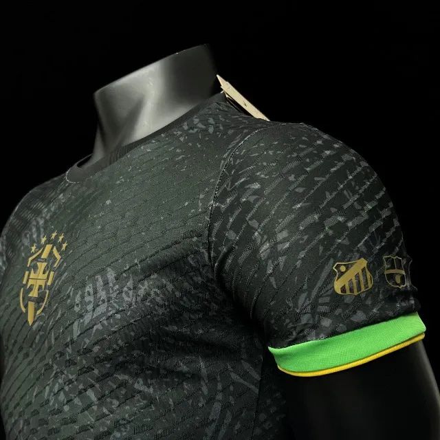 Camisa Brasil Versão Jogador Especial Black 2023 - Foto 2