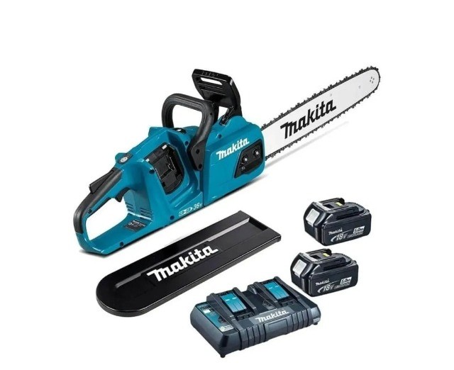 Motosserra Makita 36v C/2Bat 5ah 18v + Carregador Duc306z