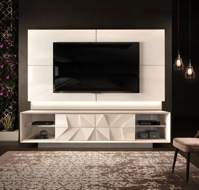 Painel  + bancada 3D 100% MDF!! tt871100m