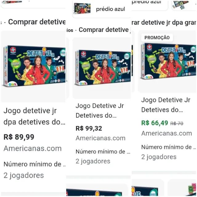 Jogo Detetive Jr - Estrela