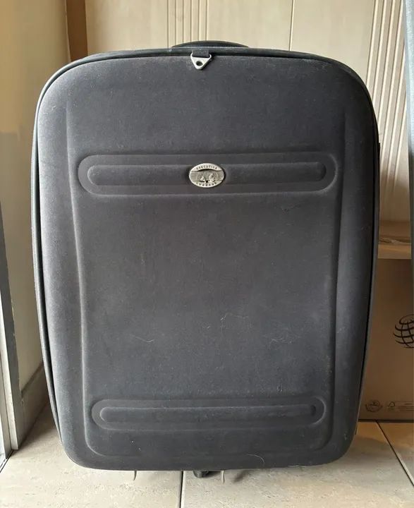 Mala de viagem Lansay preta, grande 