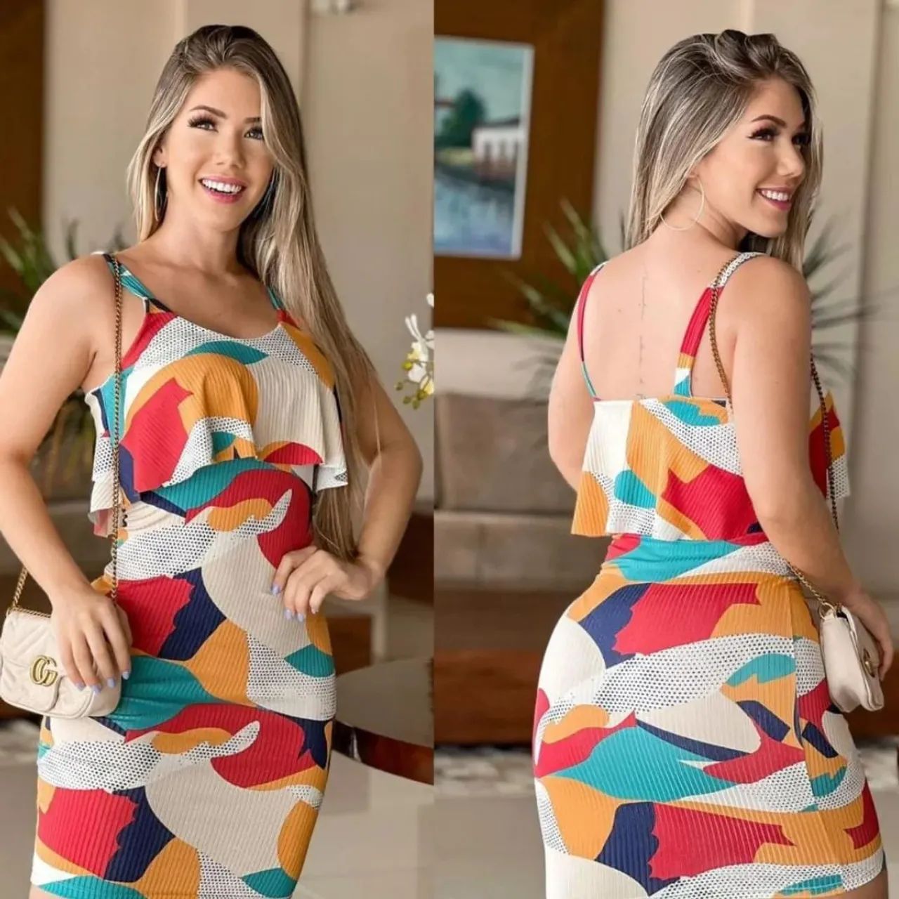 Vestidos Malha Canelada - Foto 2