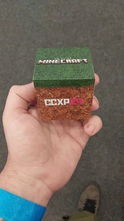 Bloco minecraft CCXP2024