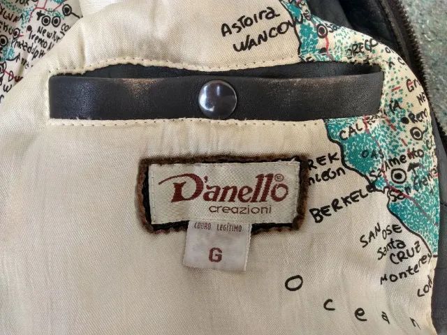 Jaqueta De Couro Francesco Danello Tipo Aviador A-2 - Foto 4