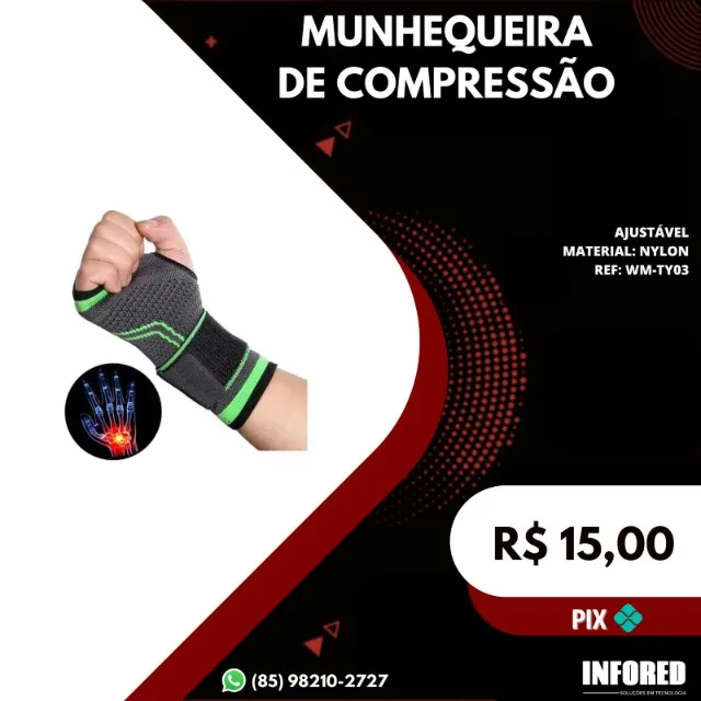Munhequeira de compressão WM-TY03