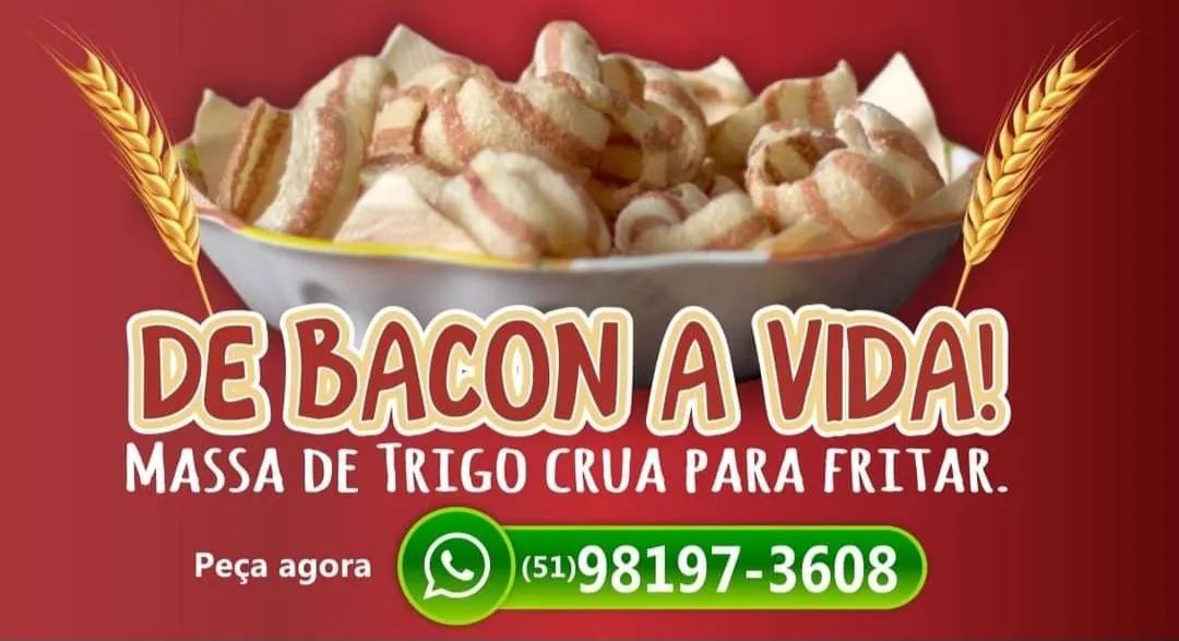 Salgadinho Para Fritar sabor Bacon tipo Baconzitos Bistex Pururuca  - Foto 5