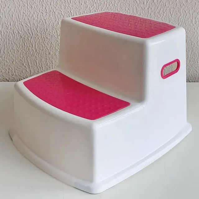Degrau Banquinho Escadinha Infantil Dois Degraus de Apoio