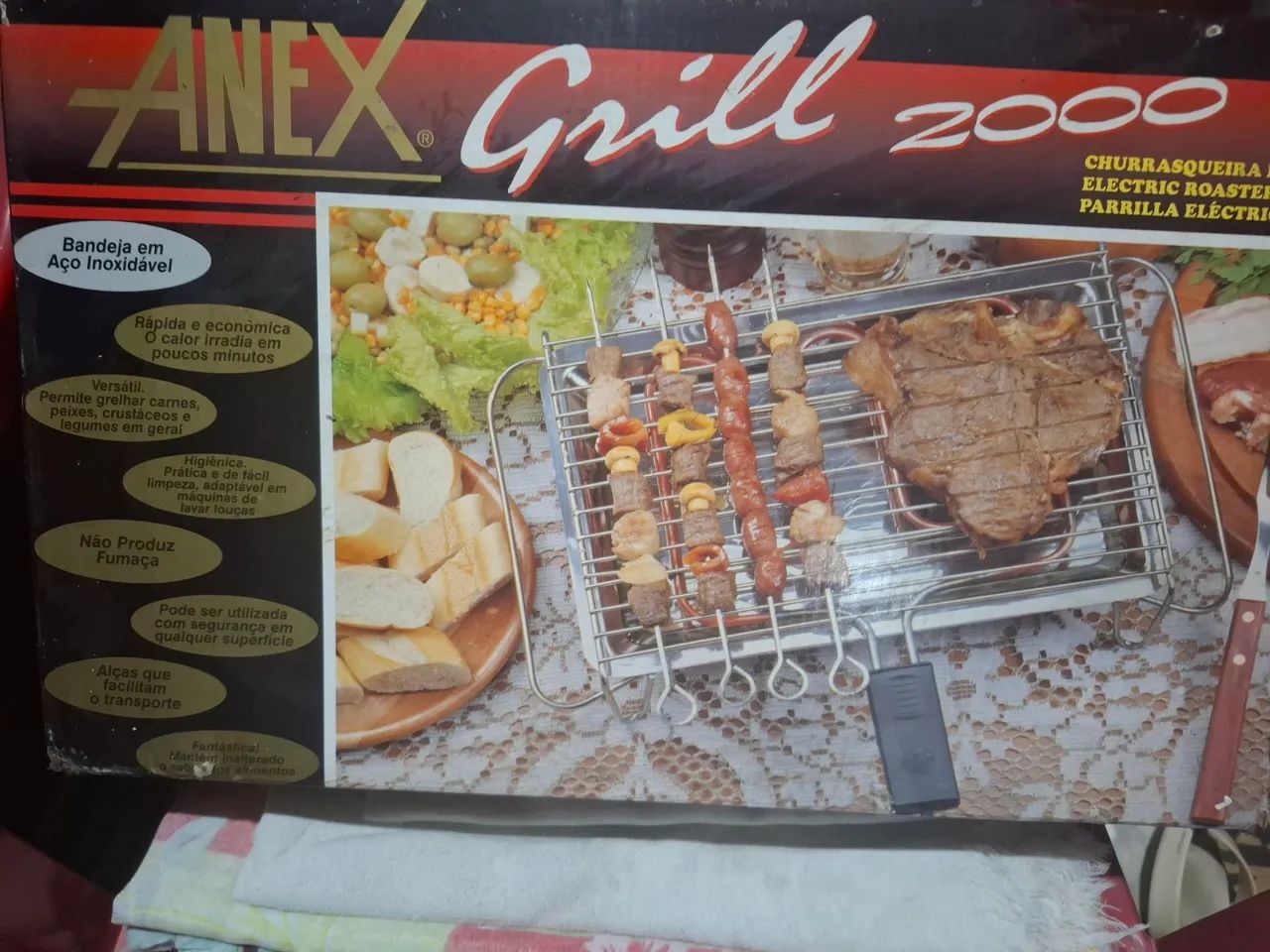 Churrasqueira eletrica anex grill