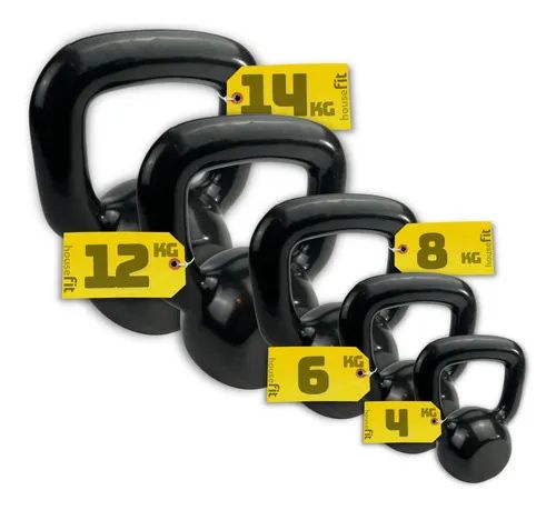 Kettlebell Emborrachado pvc 22kg unidade 