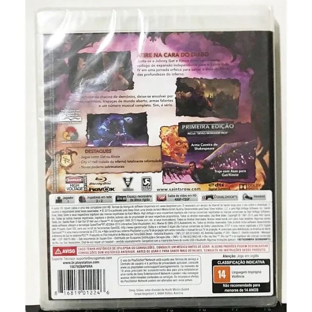 Jogo Saints Row - Gat Out Hell - Primeira Edição.  LACRADO. - Foto 2