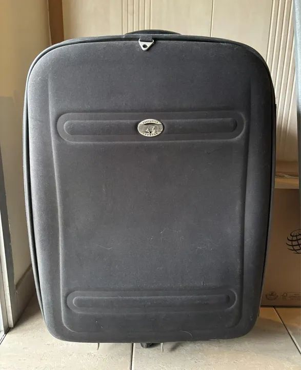 Mala de viagem Lansay preta, grande  - Foto 5