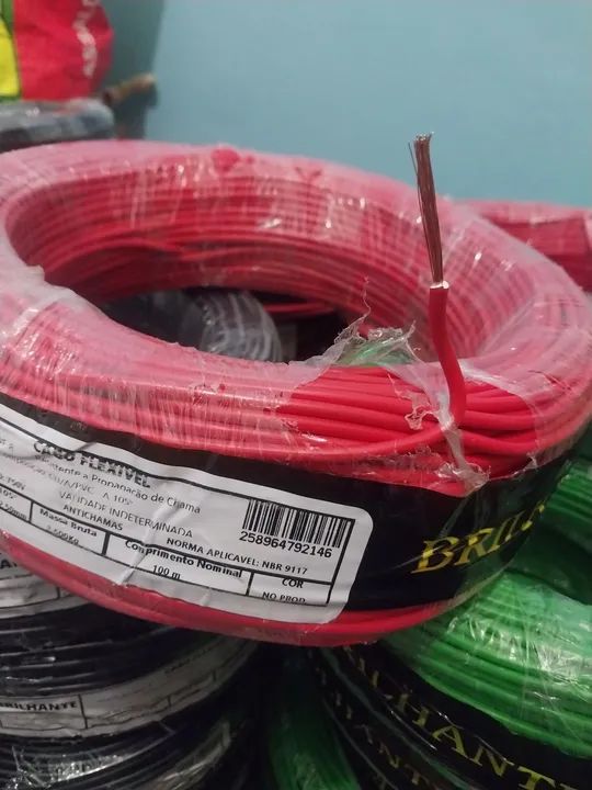 Cabos Elétricos Brilhante fio 2.5mm - Diversas Cores e Tamanhos - Foto 5