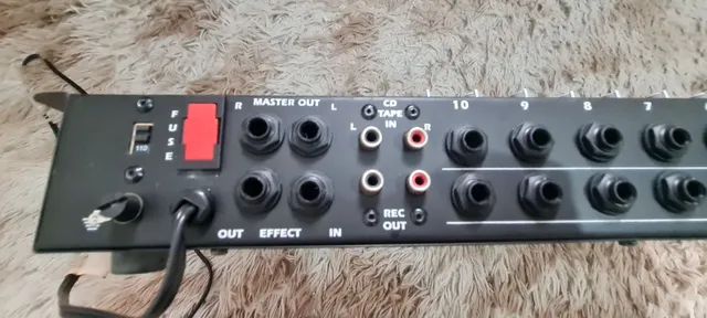Mesa Áudio 10 canais Estéreo 110v 220v Bivolt LL áudio - Foto 2