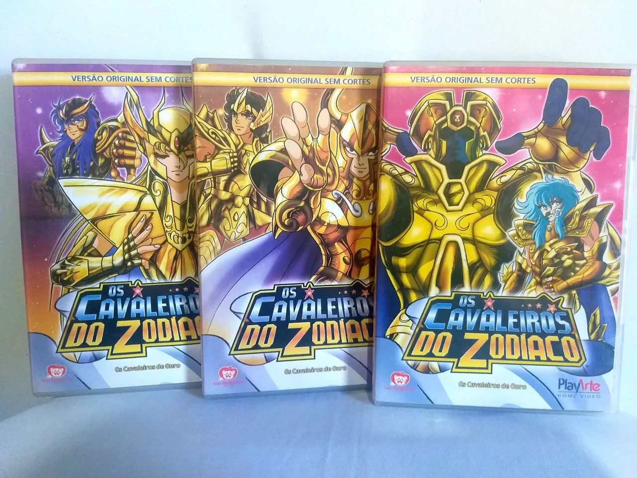 Dvd Cavaleiros do zodíaco - Box 4 Santuário O Final, original