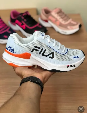 fila esporte branco academia
