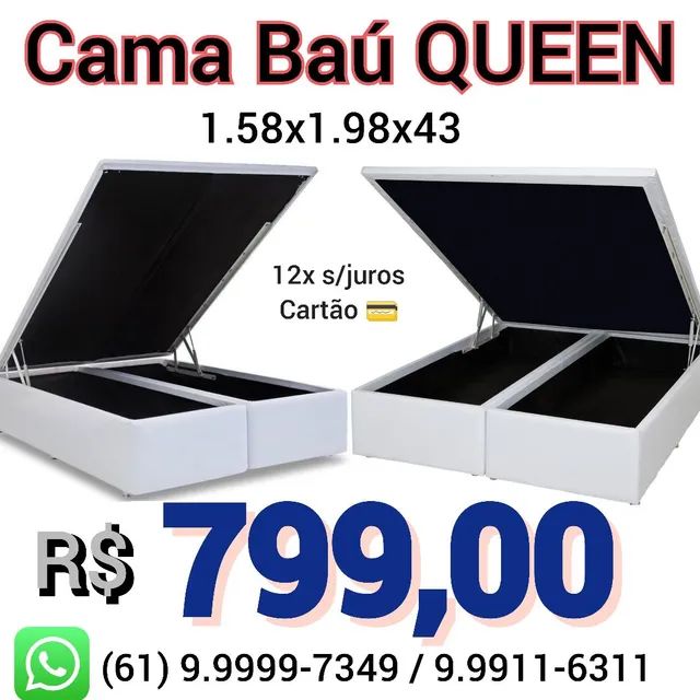 Baú cama box baú - novos embalados Direto de Fábrica !!!